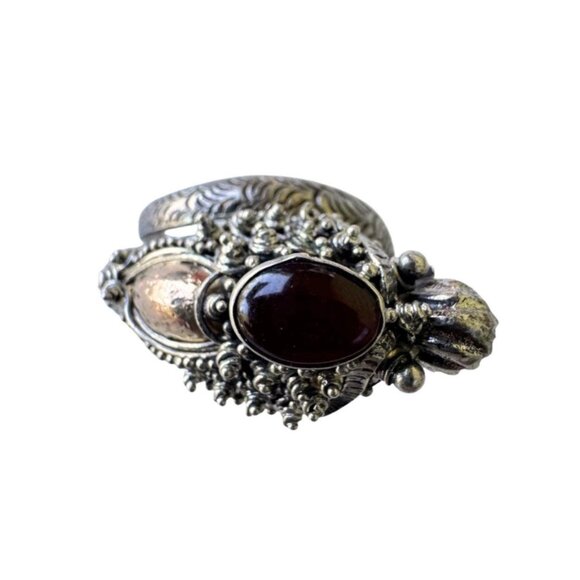 Vintage Sterling Silver Dragon Ring Size 7.5 Adjustable - Picture 1 of 9